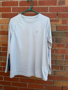 Naviskin Men’s Long Sleeve UPF 50+ Sun Protection Shirt Gray Size Medium